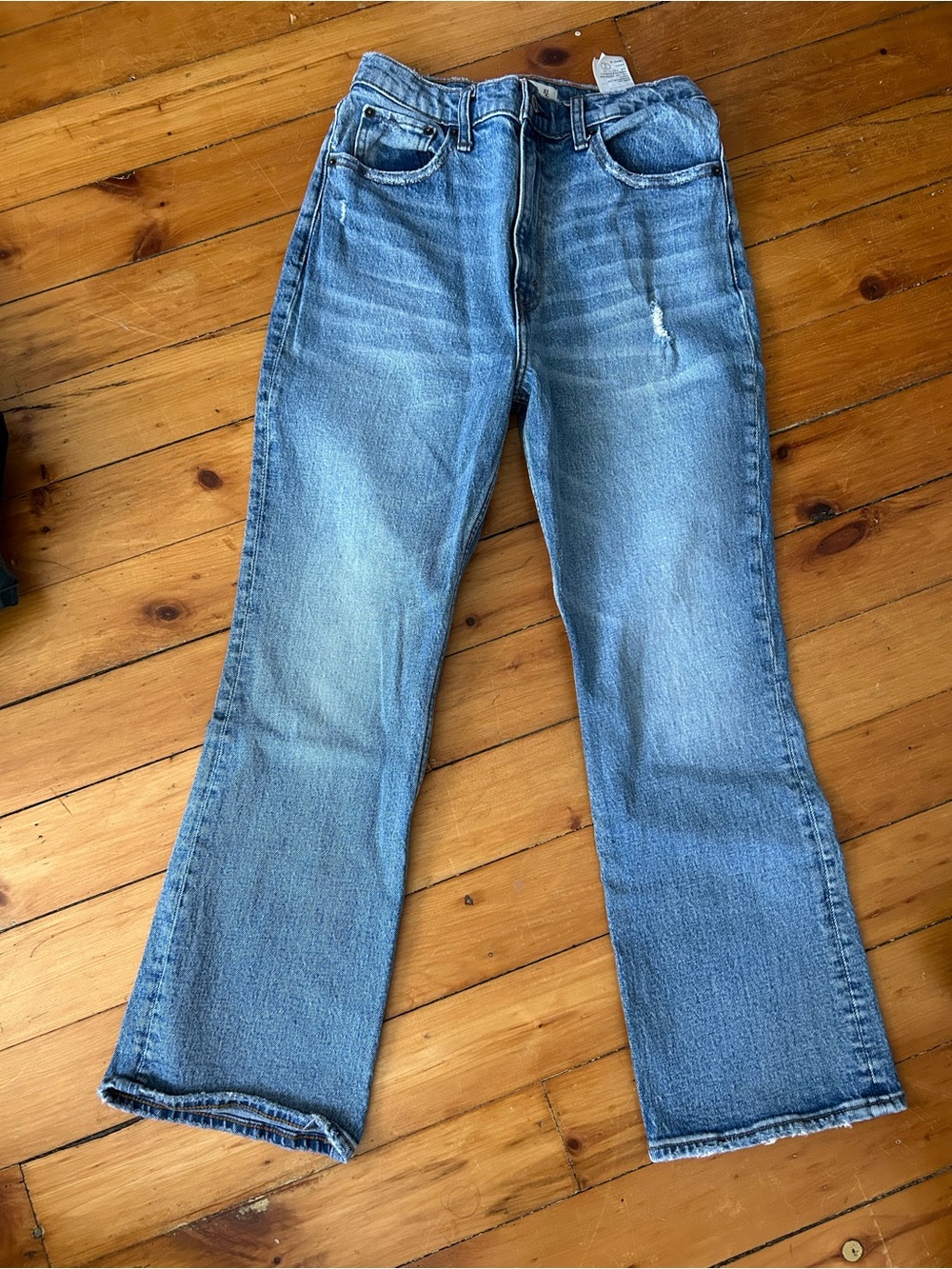 Abercrombie & fitch The kick flare ultra high rise jeans 4